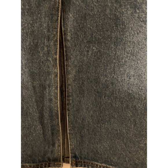 Vintage Sam & Libby 90's Denim Maxi Slit A Line Skirt Size 5/6 Modest Hong Kong - Picture 5 of 16